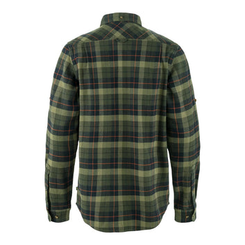 Fjällräven M Singi Heavy Flannel Shirt Black Deep Forrest