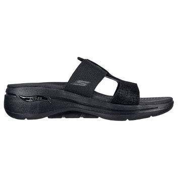 Skechers W Go Walk Arch Fit Lively Sandal Smutters Black