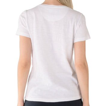 Sebago W V-krave Classic T-shirt Hvid