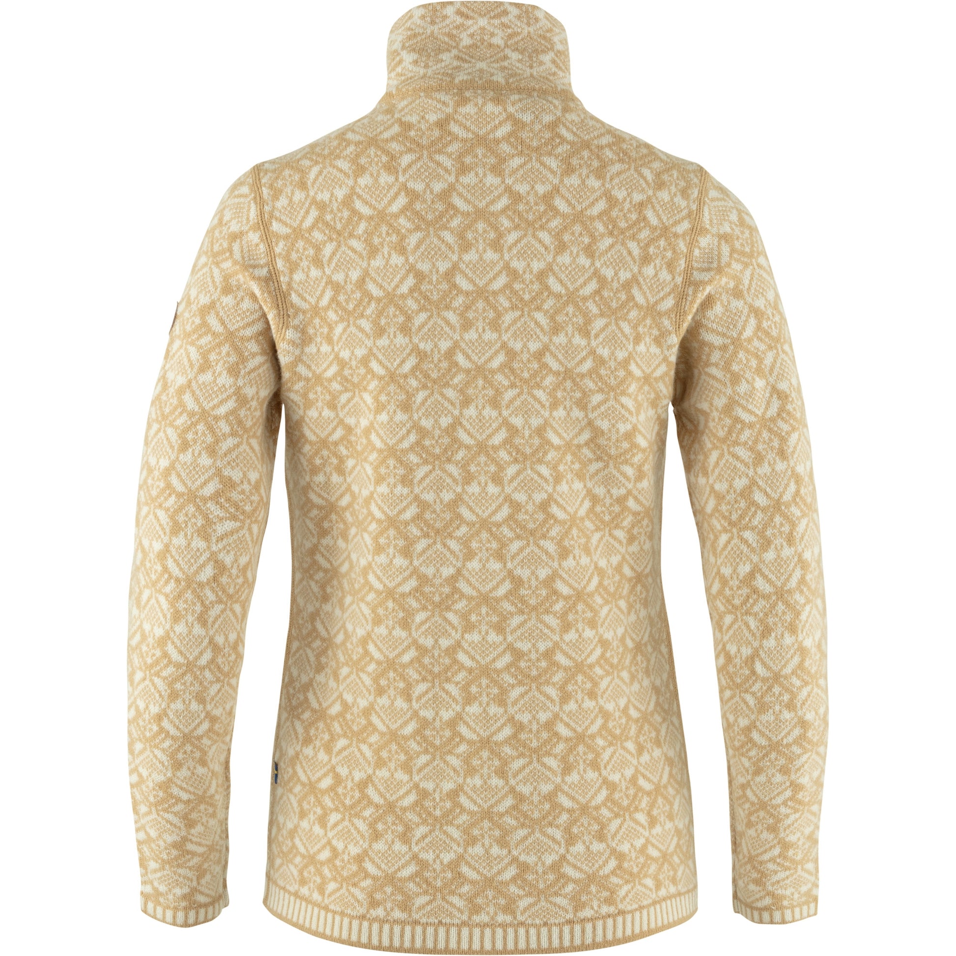 Fjällräven W Snow Flake Cardigan Dune Beige