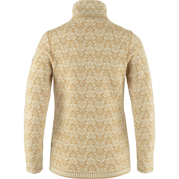 Fjällräven W Snow Flake Cardigan Dune Beige