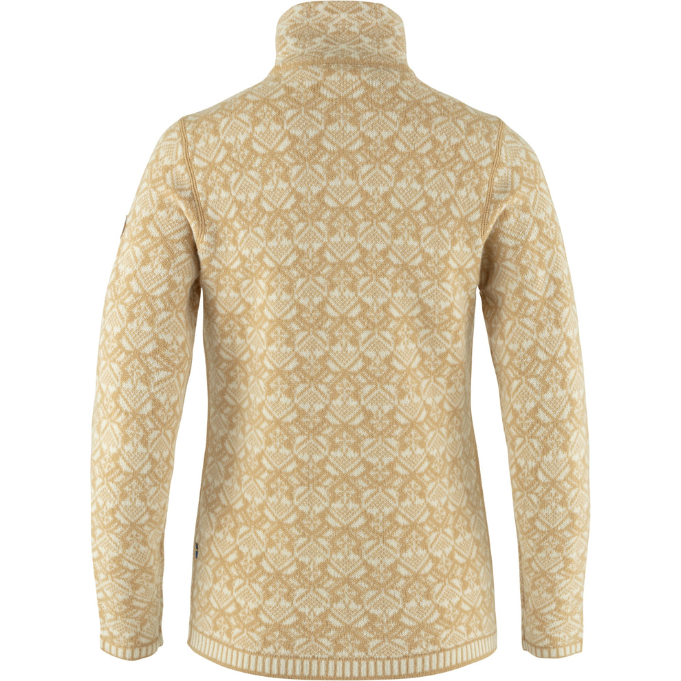 Fjällräven W Snow Flake Cardigan Dune Beige