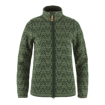 Fjällräven W Snow Cardigan Deep Forrest
