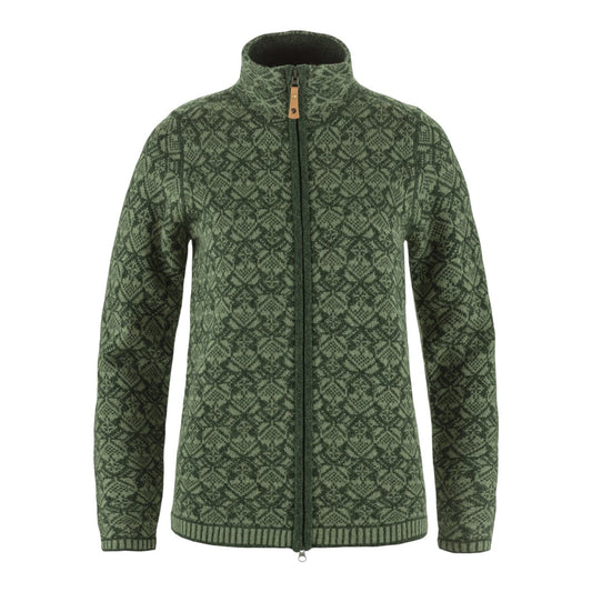 Fjällräven W Snow Cardigan Deep Forrest