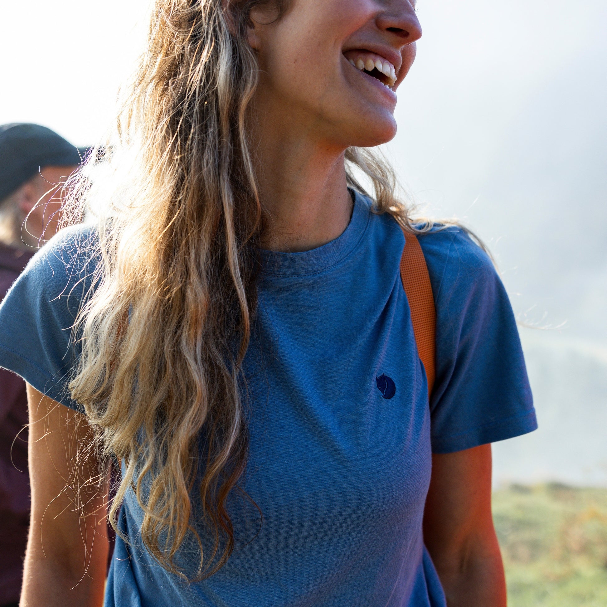Fjällräven W Hemp Blend T-Shirt Dawn Blue