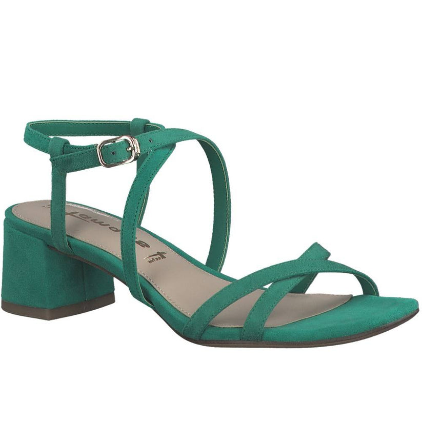 Tamaris W Sandal med Krydsremme Green