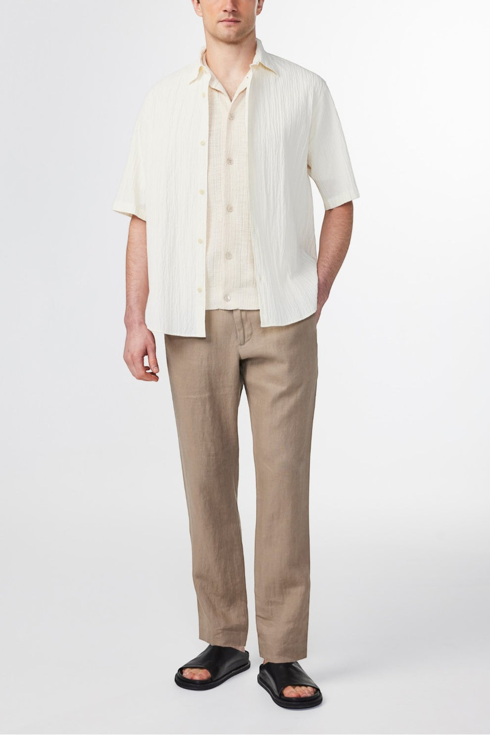 NN07 Theo Linen 1454 Greige