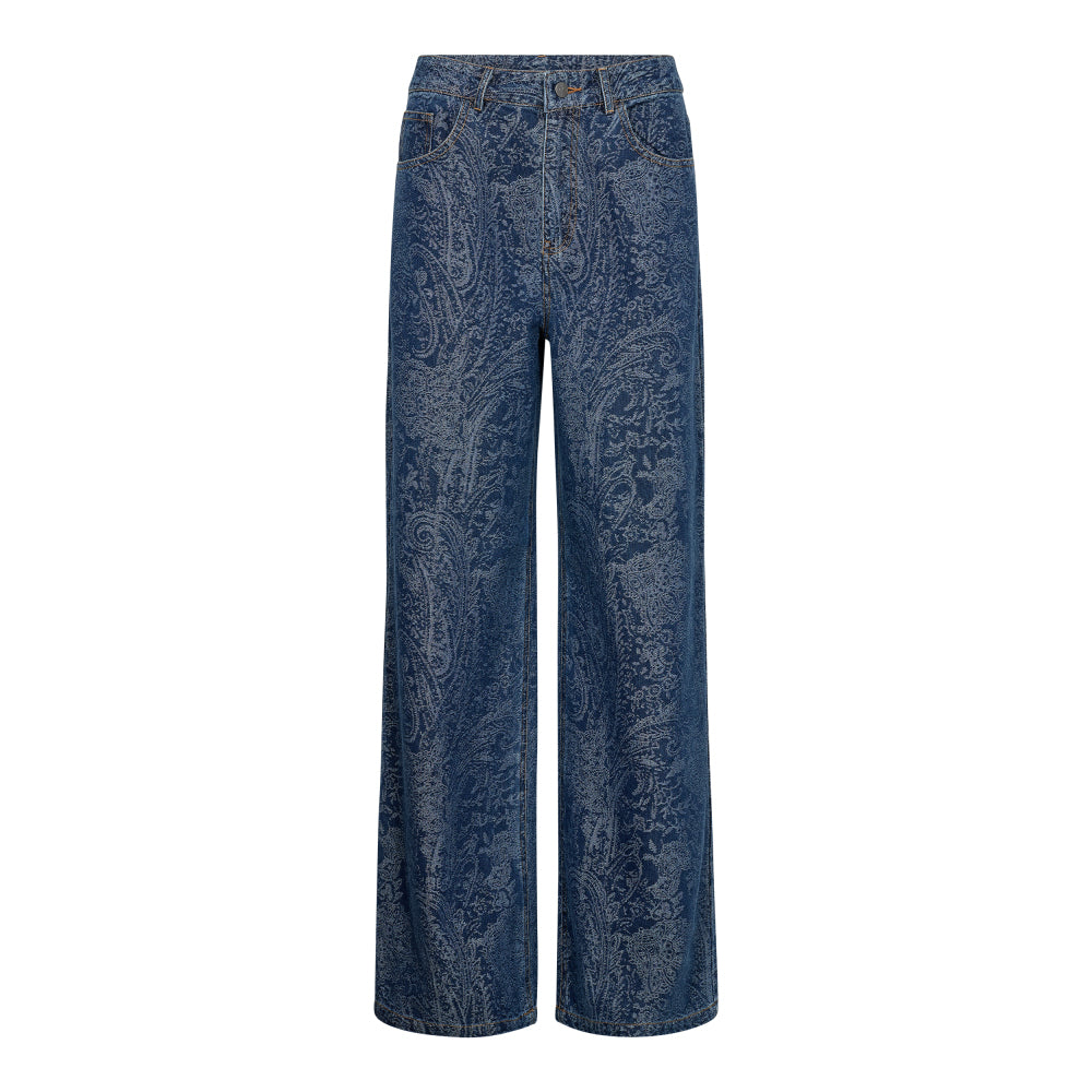 Co´Couture W DeanCC Denim White Pant Denim Blue
