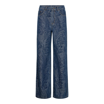 Co´Couture W DeanCC Denim White Pant Denim Blue