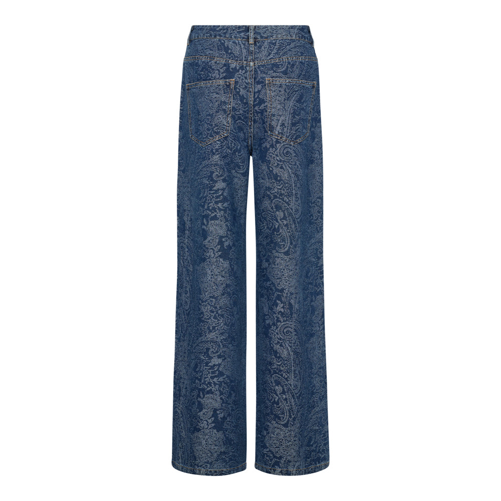 Co´Couture W DeanCC Denim White Pant Denim Blue