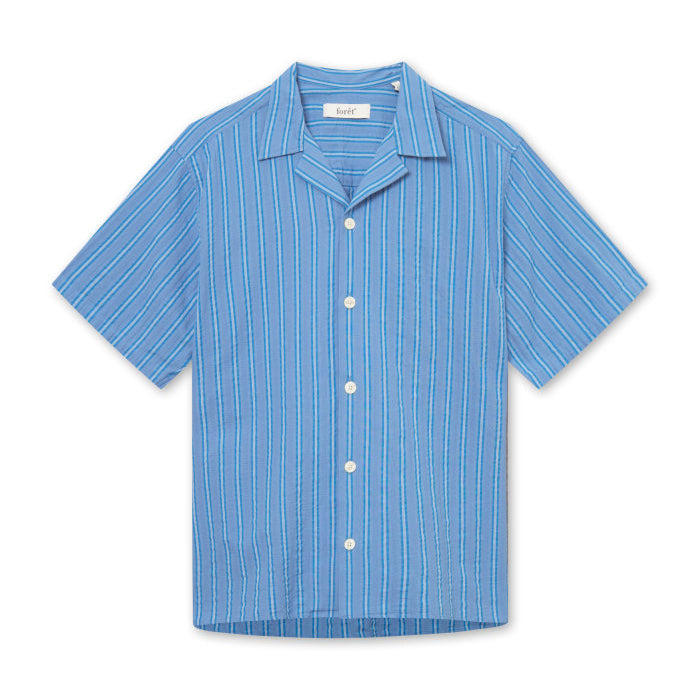 Forét Peer Ss Shirt Blue