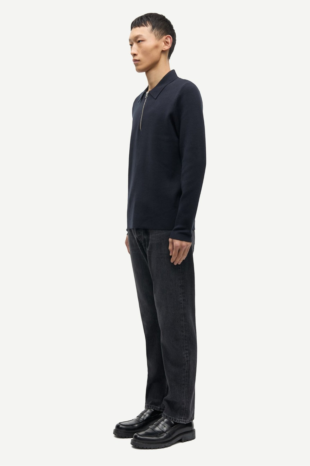 Samsøe Samsøe Guna half zip 10490 Sky Captain