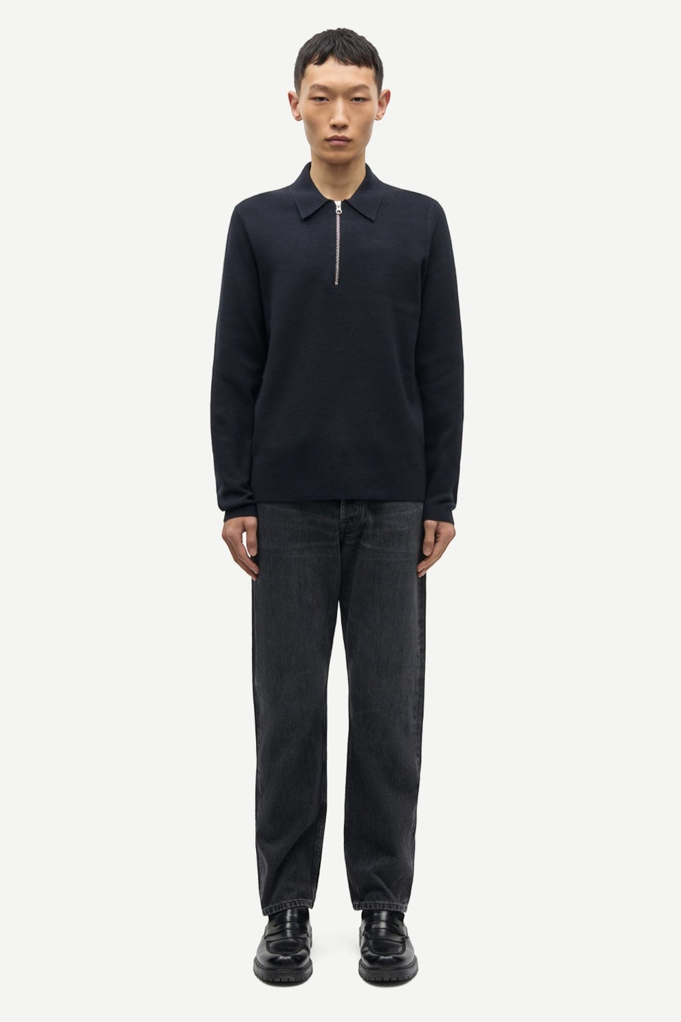 Samsøe Samsøe Guna half zip 10490 Sky Captain
