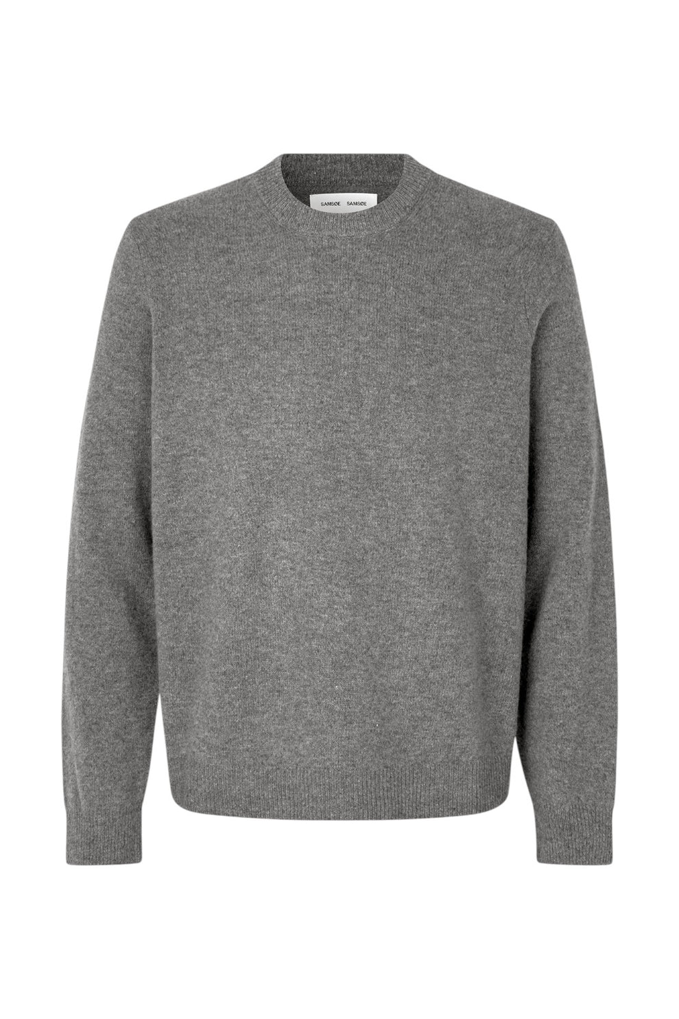 Samsøe Samsøe Isak Knit Sweater 15010 Dark Grey Mel.