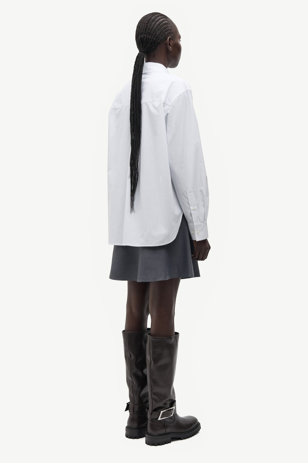 Samsøe Samsøe Salova pocket shirt 15756 White Pinstripe