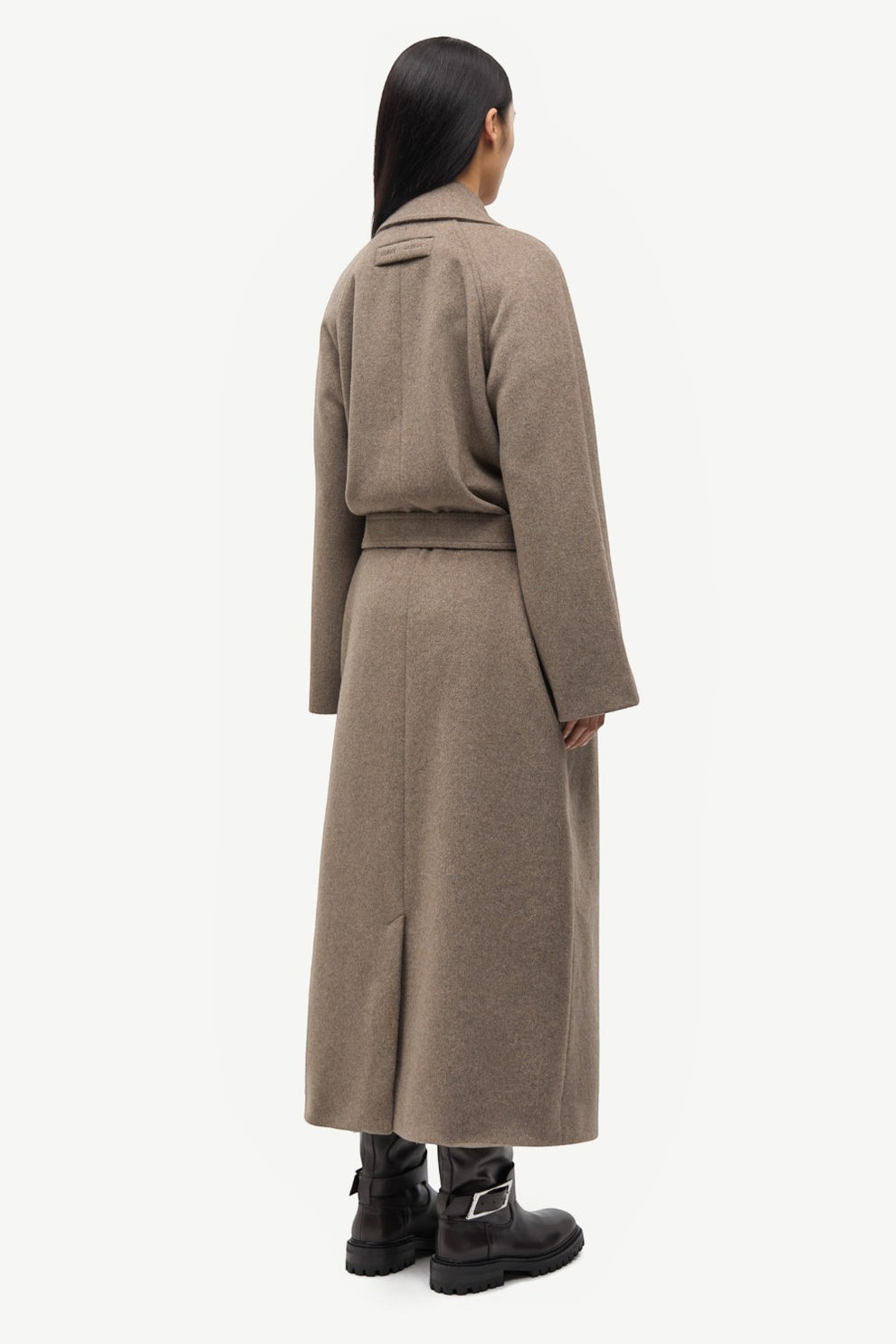 Samsøe Samsøe Sahannen coat 15772 Lead Gray Mel.