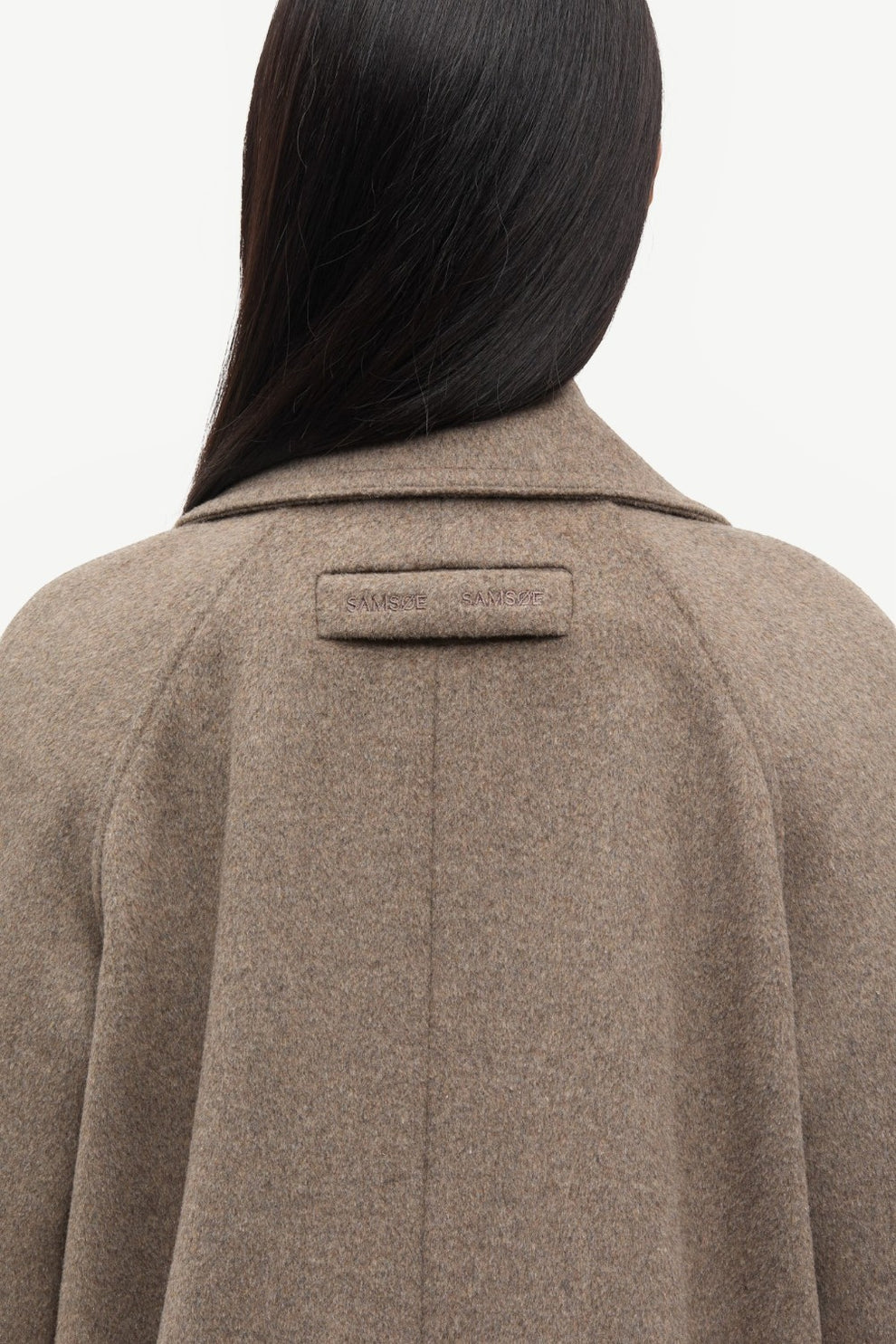 Samsøe Samsøe Sahannen coat 15772 Lead Gray Mel.