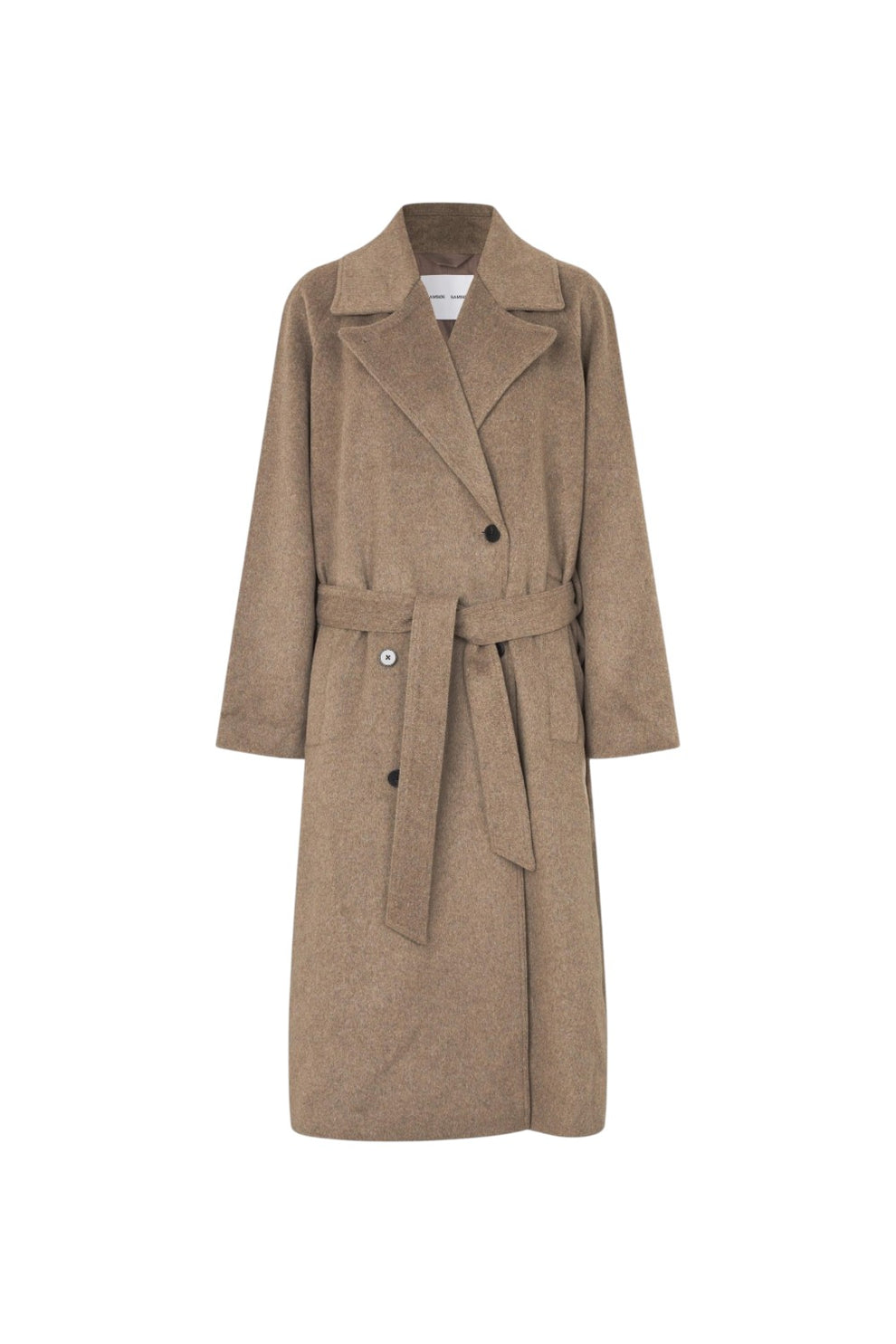Samsøe Samsøe Sahannen coat 15772 Lead Gray Mel.