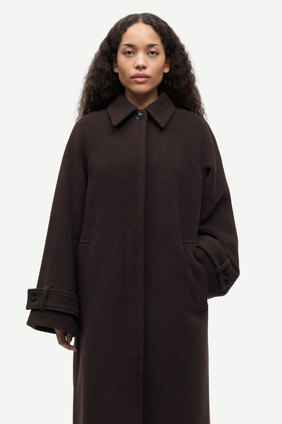 Samsøe Samsøe Alma coat 14895 Mole