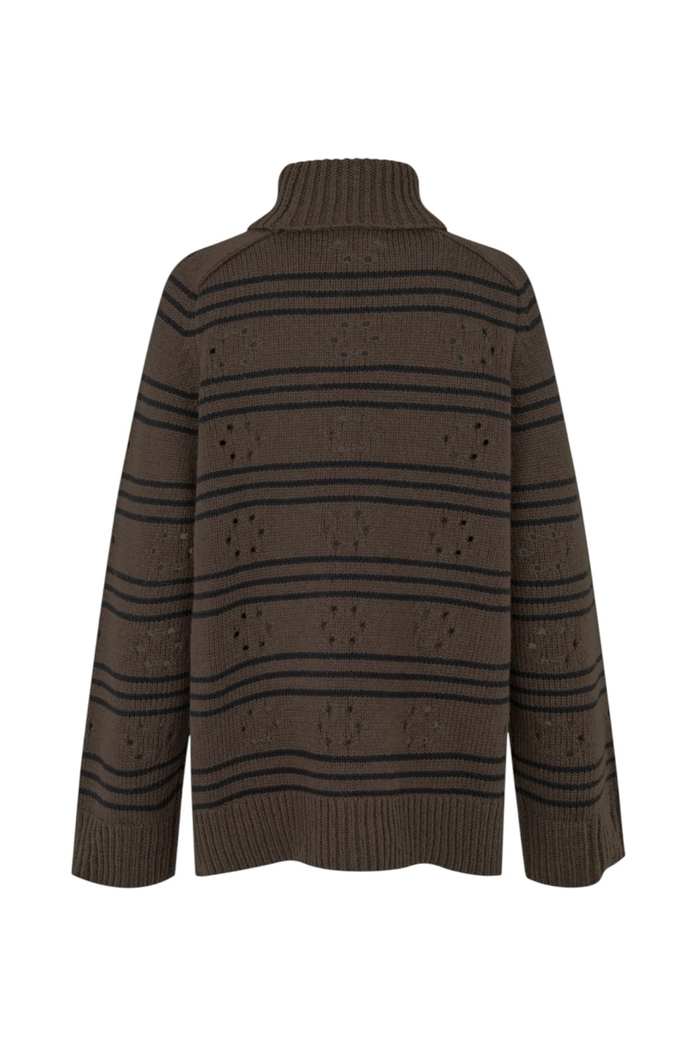 Samsøe Samsøe Sakeiki pointelle turtleneck 11250 Mulch