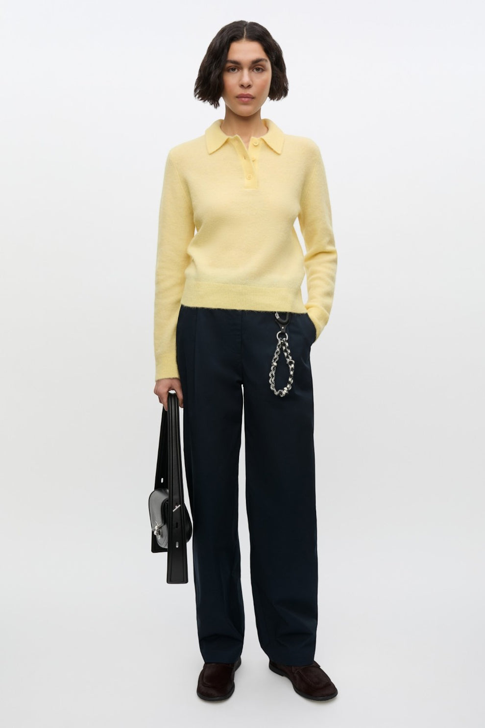 Samsøe Samsøe Sanoura LS polo 15556 DOUBLE CREAM
