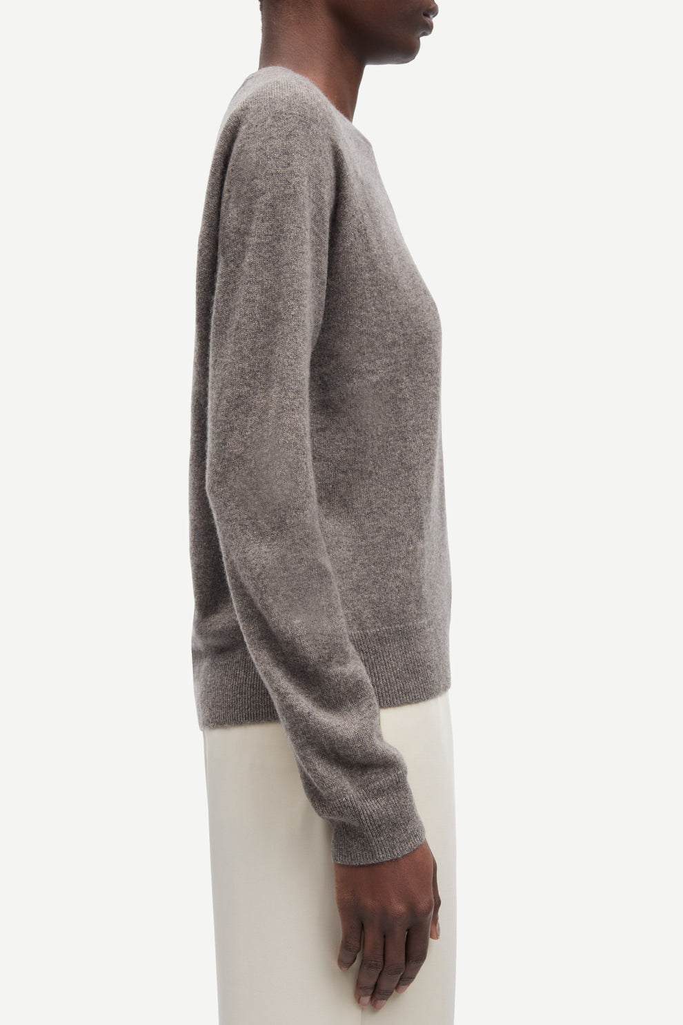 Samsøe Samsøe Boston o-neck 6304 Grey Melange