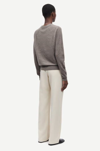 Samsøe Samsøe Boston o-neck 6304 Grey Melange