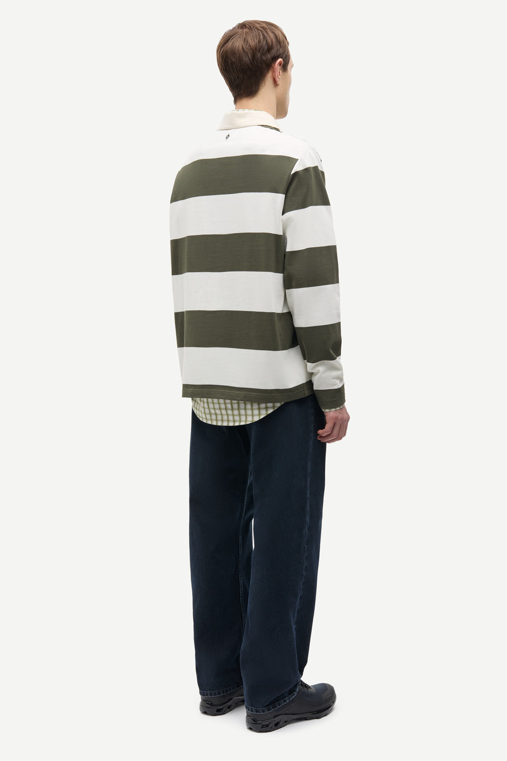 Samsøe Samsøe Sakevin x polo LS 15512 Forest Night St.