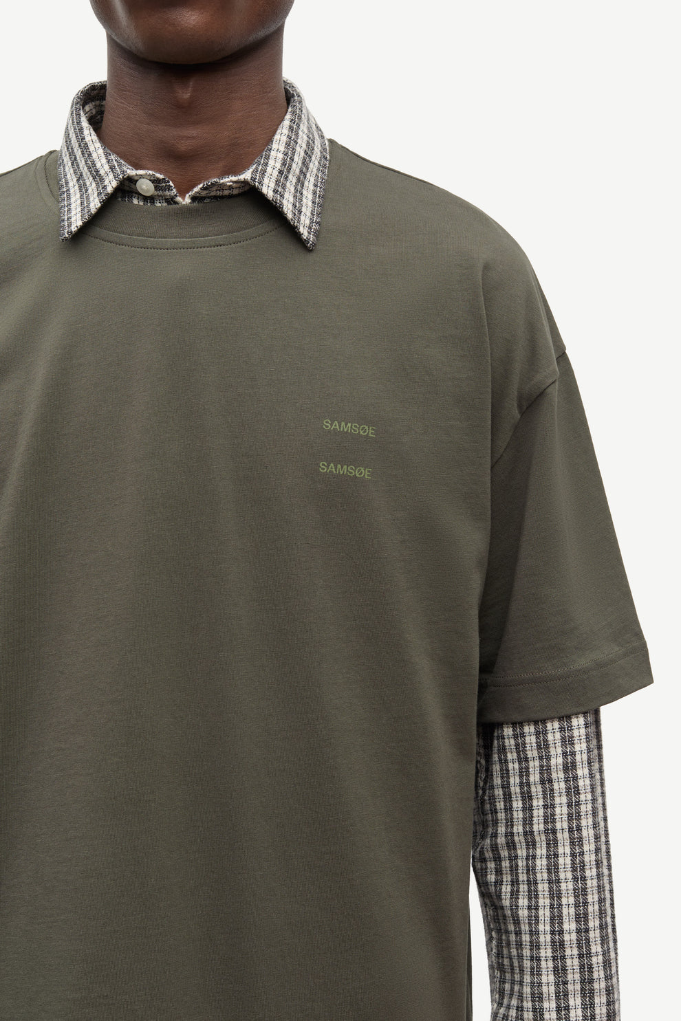 Samsøe Samsøe Joel t-shirt 11415 FOREST NIGHT