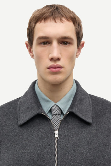 Samsøe Samsøe Sapaulo jacket 15772 Dark Grey Mel.
