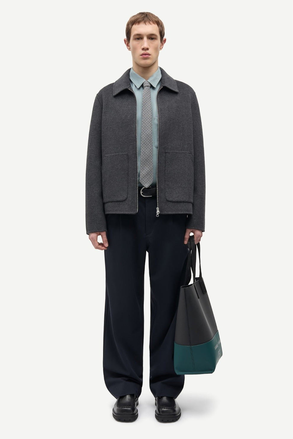 Samsøe Samsøe Sapaulo jacket 15772 Dark Grey Mel.