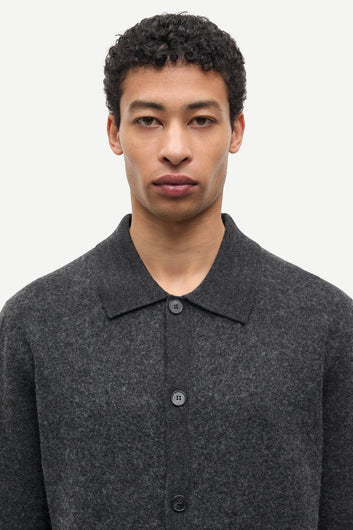 Samsøe Samsøe Sarichard cardigan 15561 Dark grey mel.