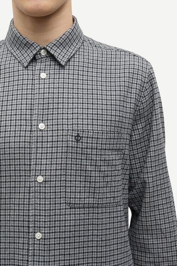 Samsøe Samsøe Saliam NJ shirt 15839 Grey Mel. Ch.