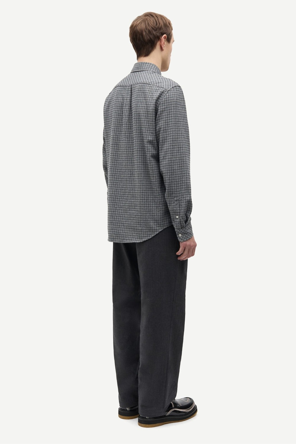 Samsøe Samsøe Saliam NJ shirt 15839 Grey Mel. Ch.