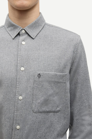 Samsøe Samsøe Saliam NJ shirt 15839 Grey Herringbone