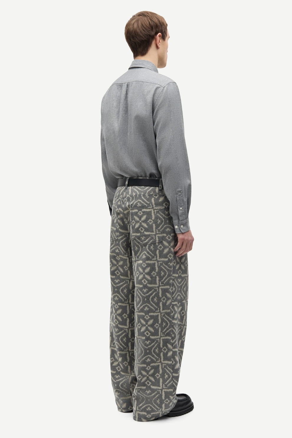 Samsøe Samsøe Saliam NJ shirt 15839 Grey Herringbone