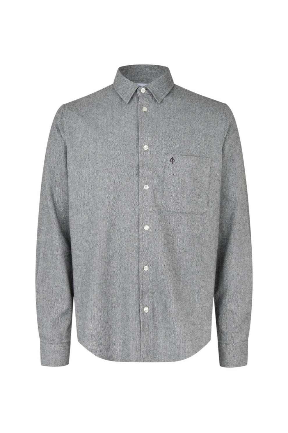 Samsøe Samsøe Saliam NJ shirt 15839 Grey Herringbone
