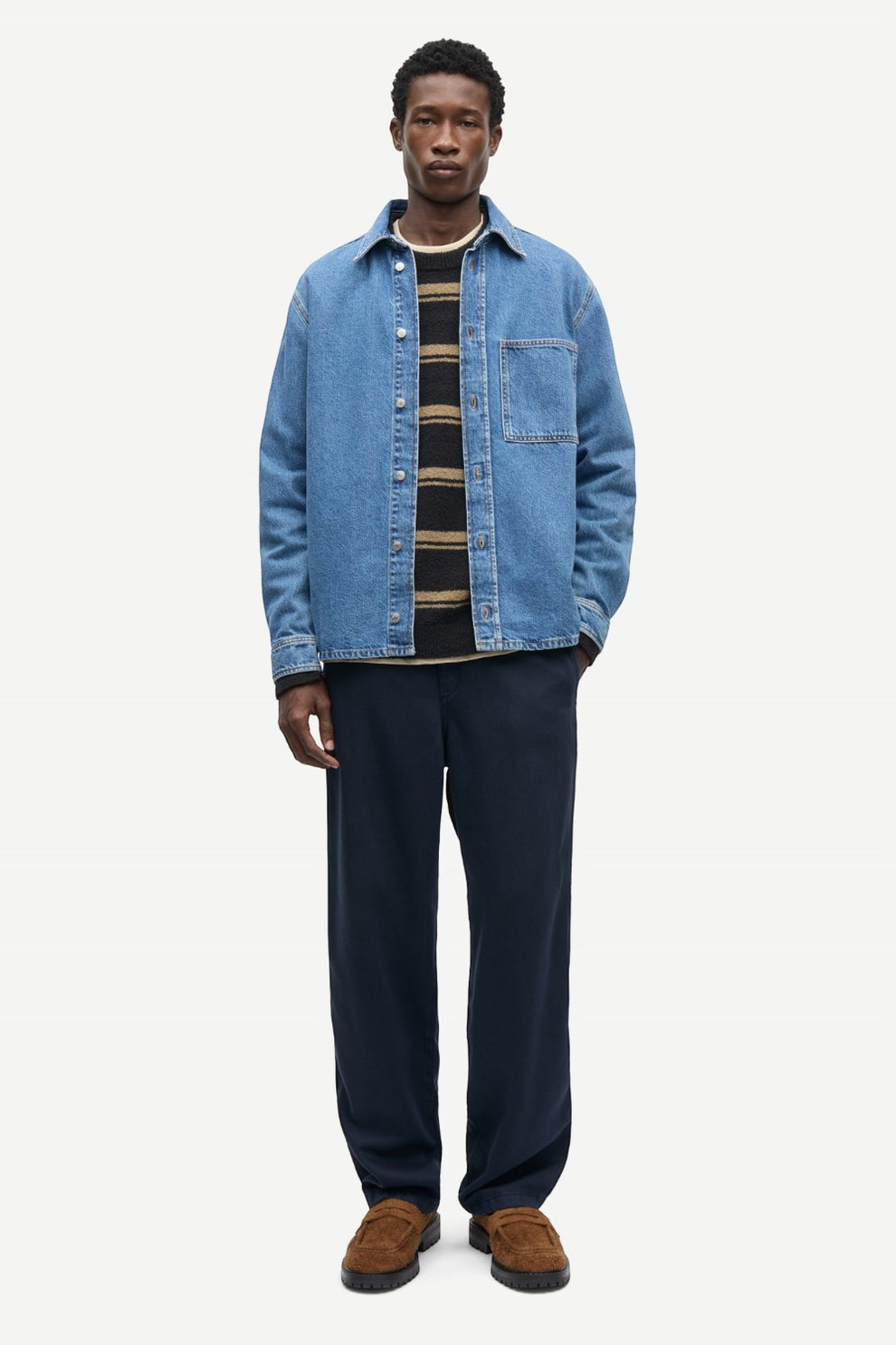 Samsøe Samsøe Sadamon B shirt 16138 Retro wash