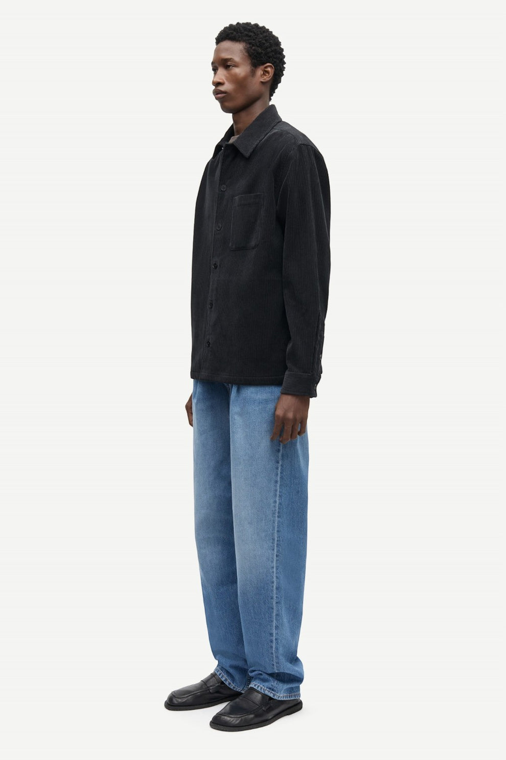 Samsøe Samsøe Sadamon JS overshirt 14934 Black