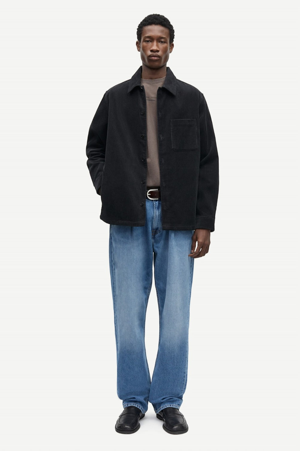 Samsøe Samsøe Sadamon JS overshirt 14934 Black
