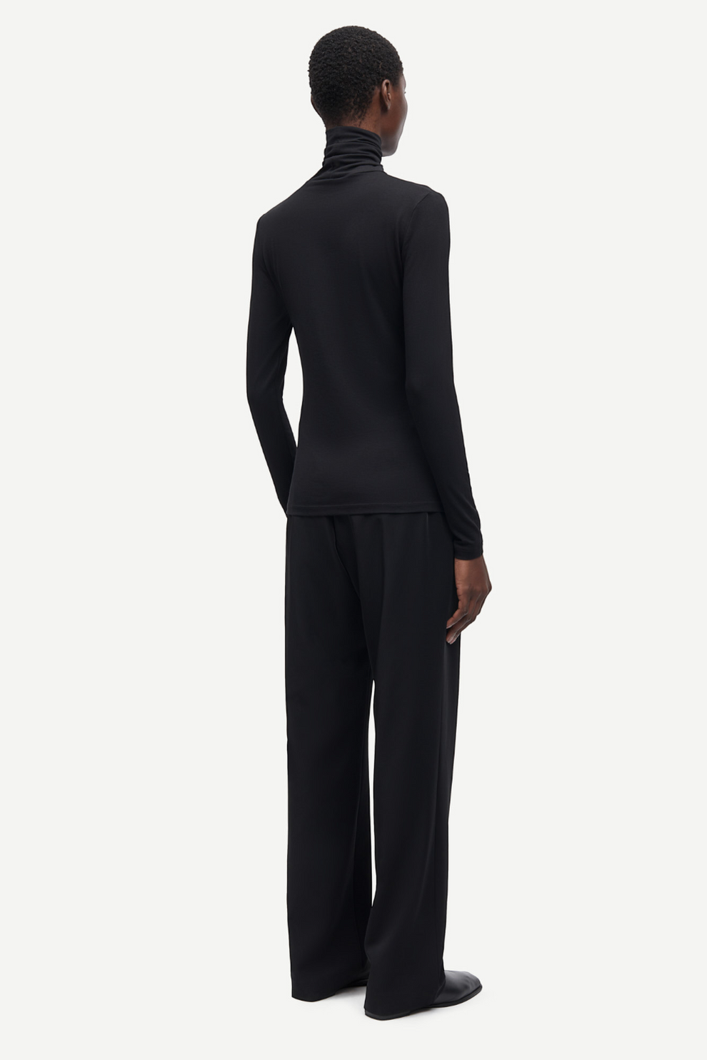 Samsøe Samsøe Hoys straight pants 7331 Black