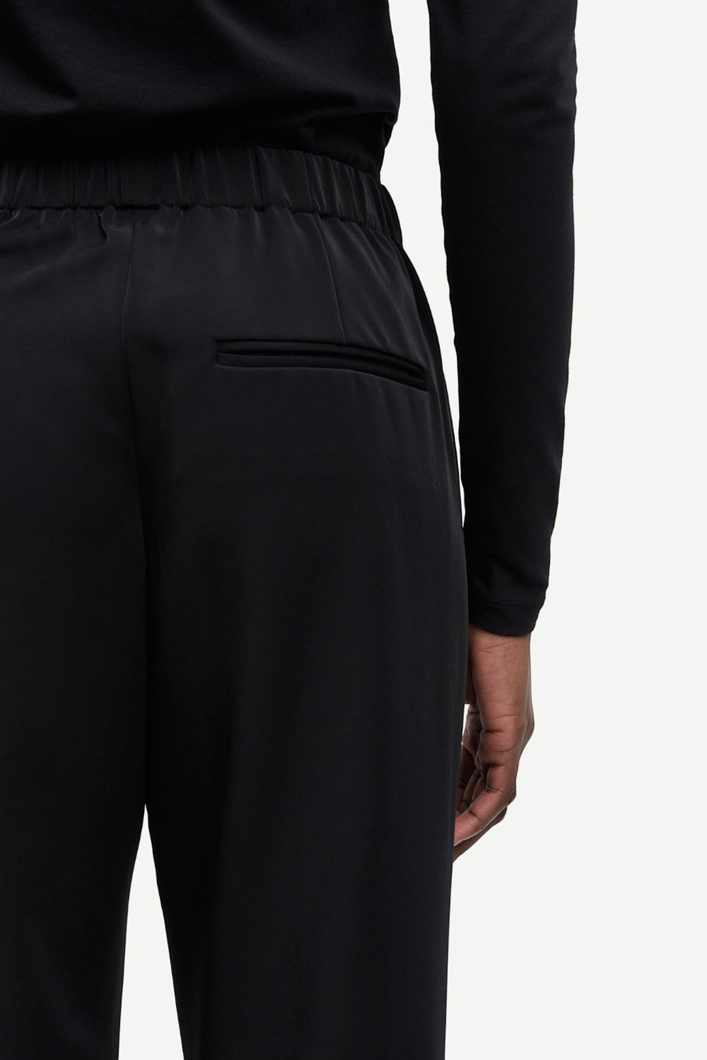 Samsøe Samsøe Hoys straight pants 7331 Black