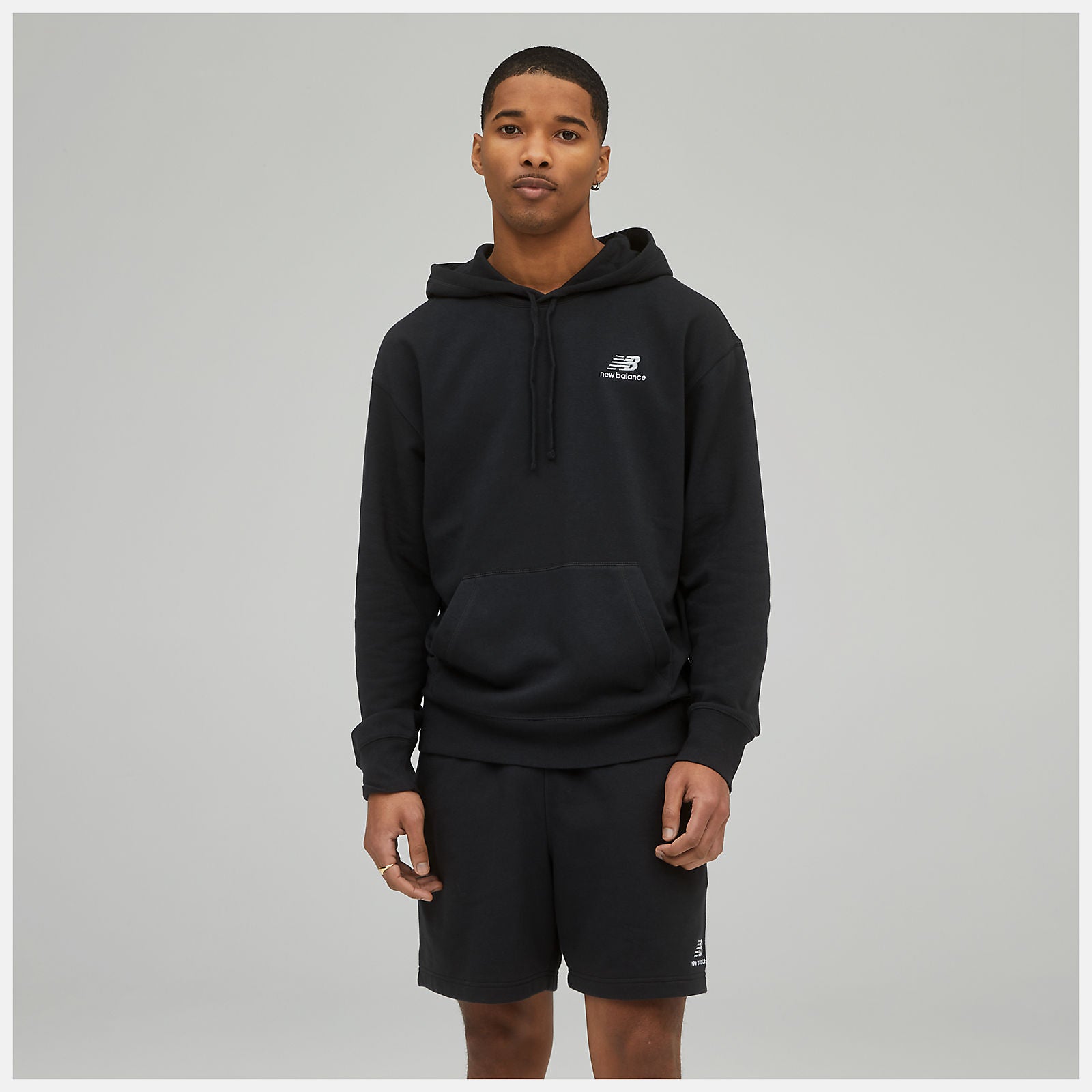 New Balance U Unissen PO Hoodie Black