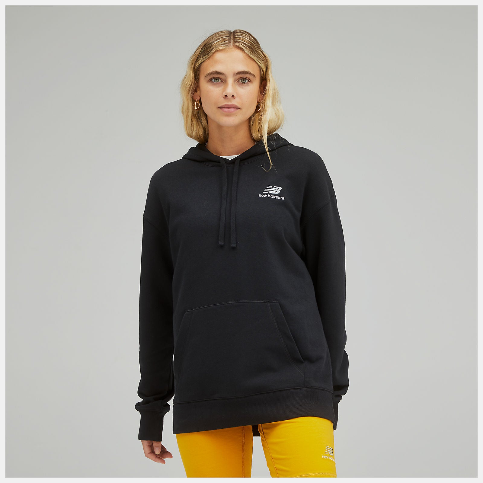New Balance U Unissen PO Hoodie Black