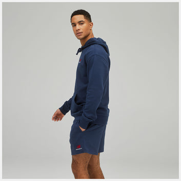 New Balance U Unissentials French Terry Hoodie Natural Indigo