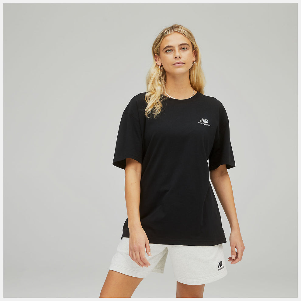 New Balance U Unissentials T-Shirt Black