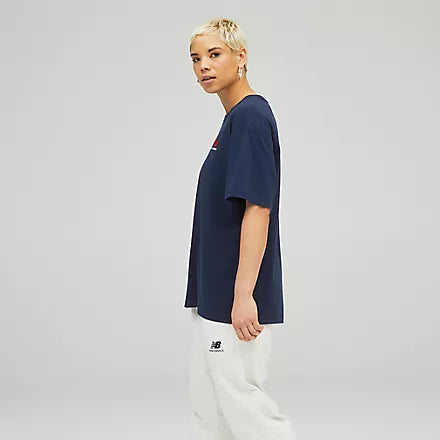 New Balance U Unissentials T-Shirt Natural indigo