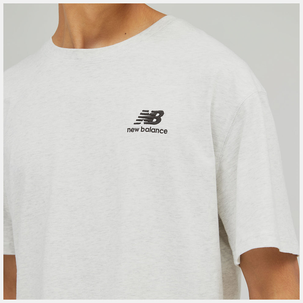 New Balance U Unissentials T-Shirt Seasalt Heather