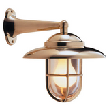 Vægmonteret gitterlampe