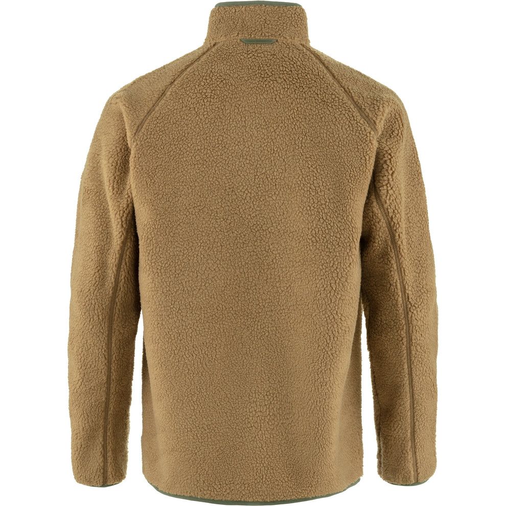 Fjällräven M Vardag Pile Fleece Buchweat Brown Laurel Green